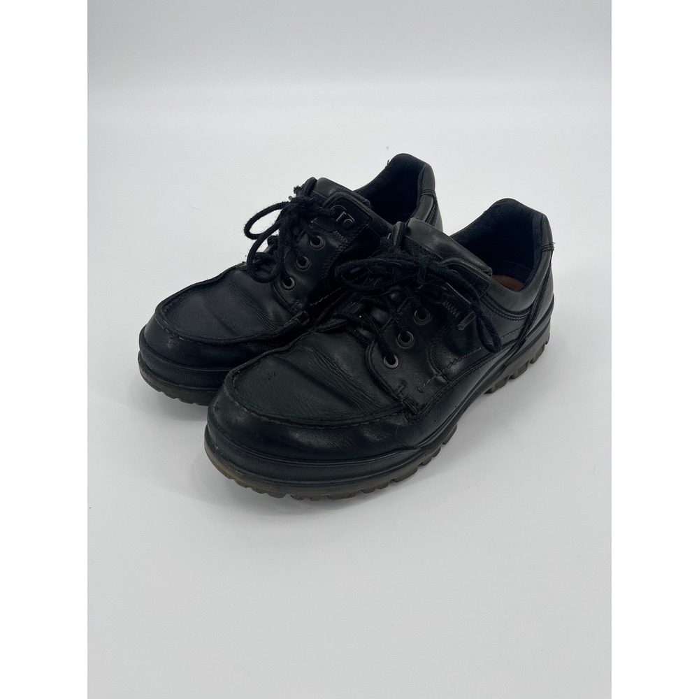 Ecco Track II Low Gore-Tex Mens Black Leather Waterproof Shoes Size 42 EU US 8.5
